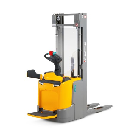 Б.в. електричний штабелер з відкидною платформою ERC 216