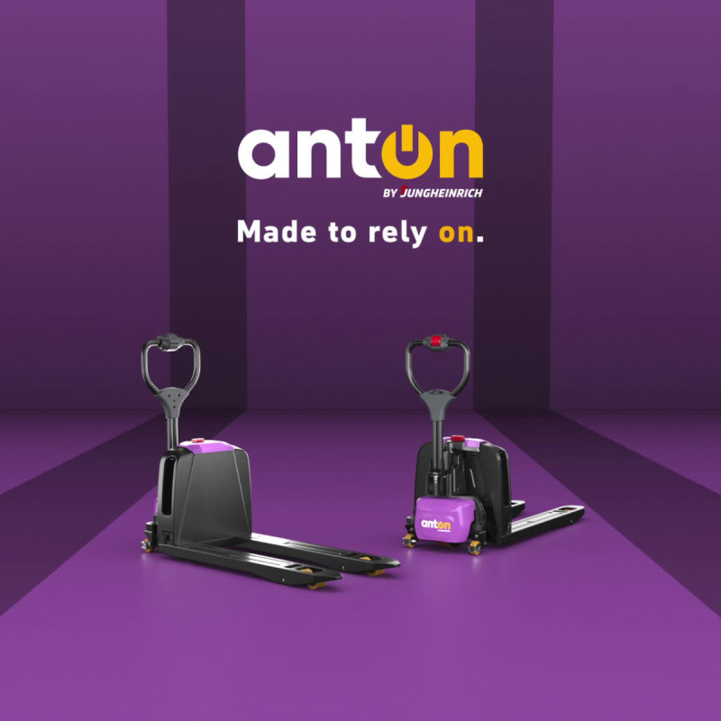 Електричний повідковий візок | PTL 1.5 | 560 x 1150mm | AntOn by Jungheinrich